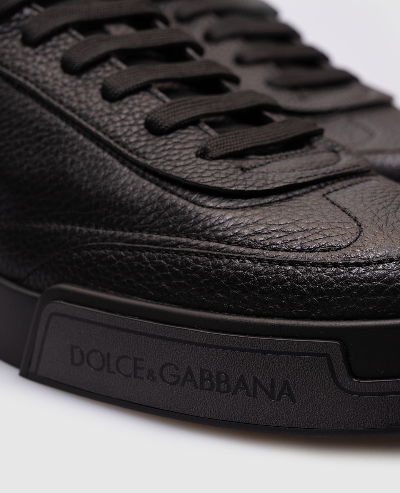 

Black leather Portofino Yacht sneakers Dolce&Gabbana