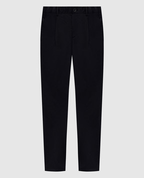 Herno Black pants with logo PT000091U12531