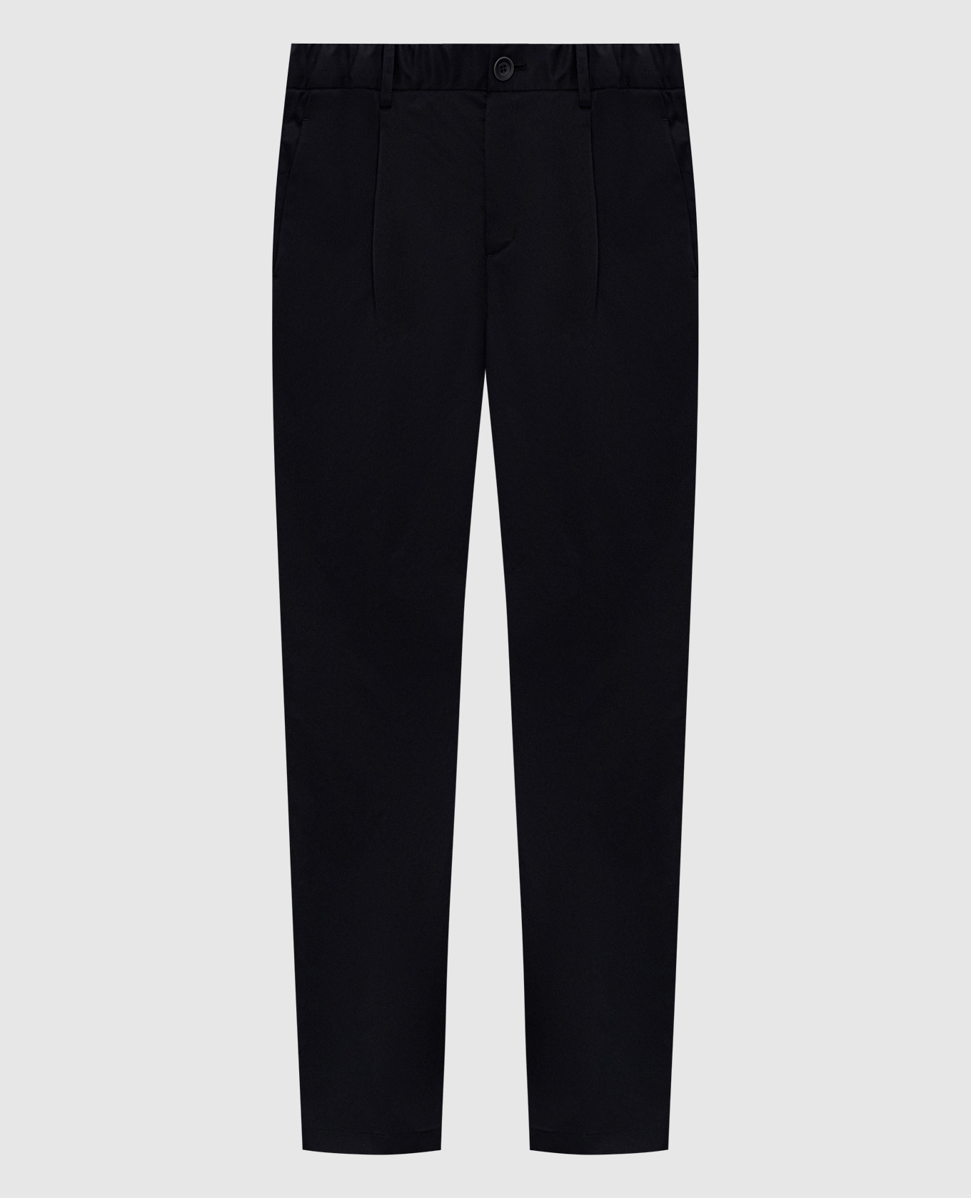Black pants with logo Herno