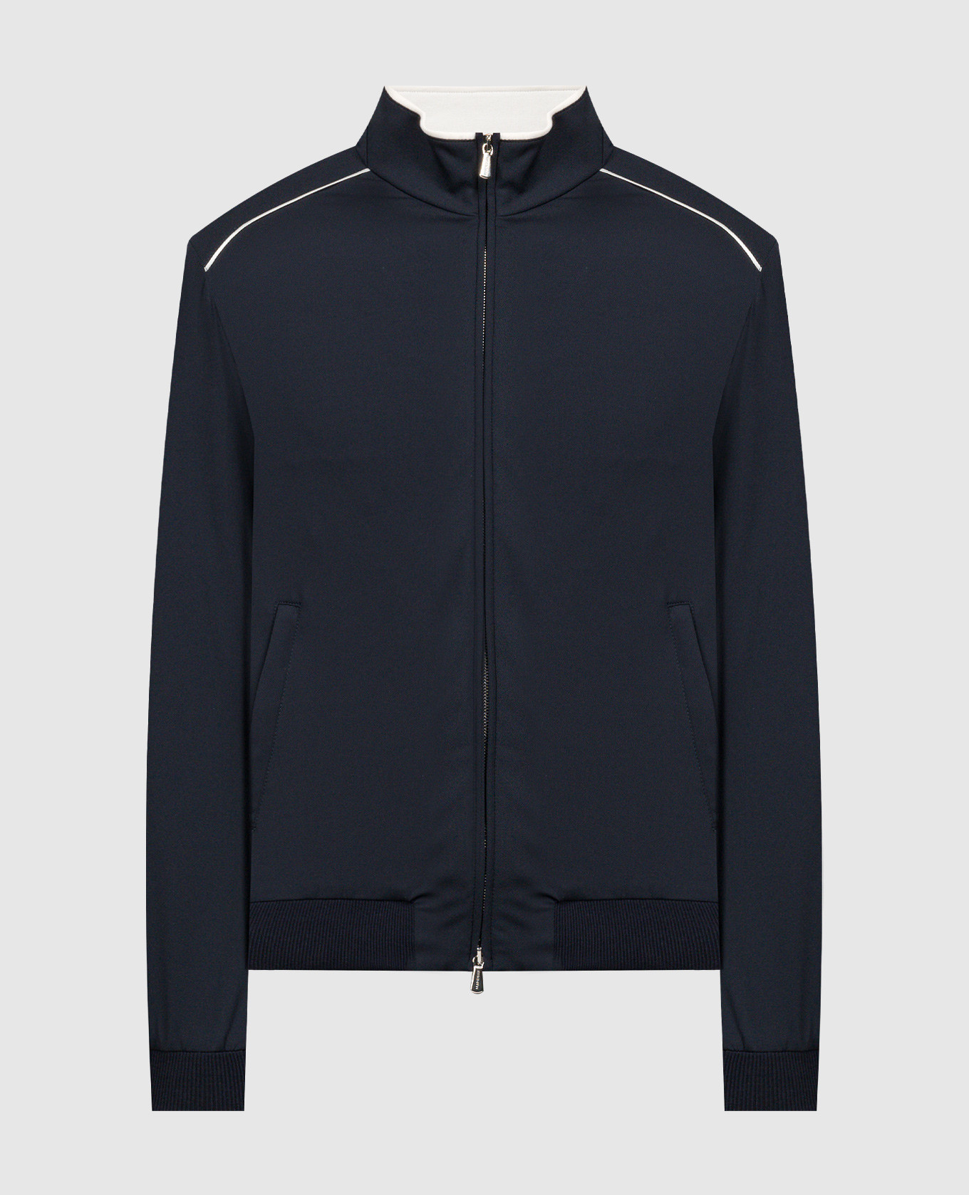 

Blue windbreaker with contrasting edging Enrico Mandelli