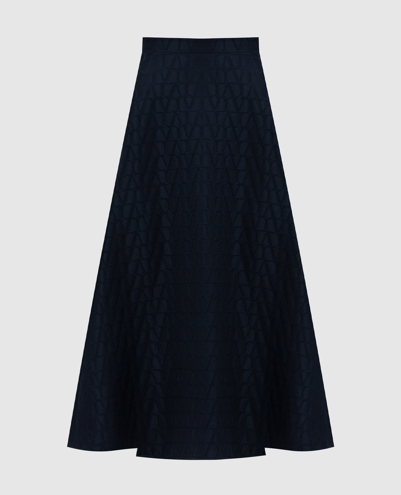 

Blue wool and silk skirt with Toile Iconographe pattern Valentino