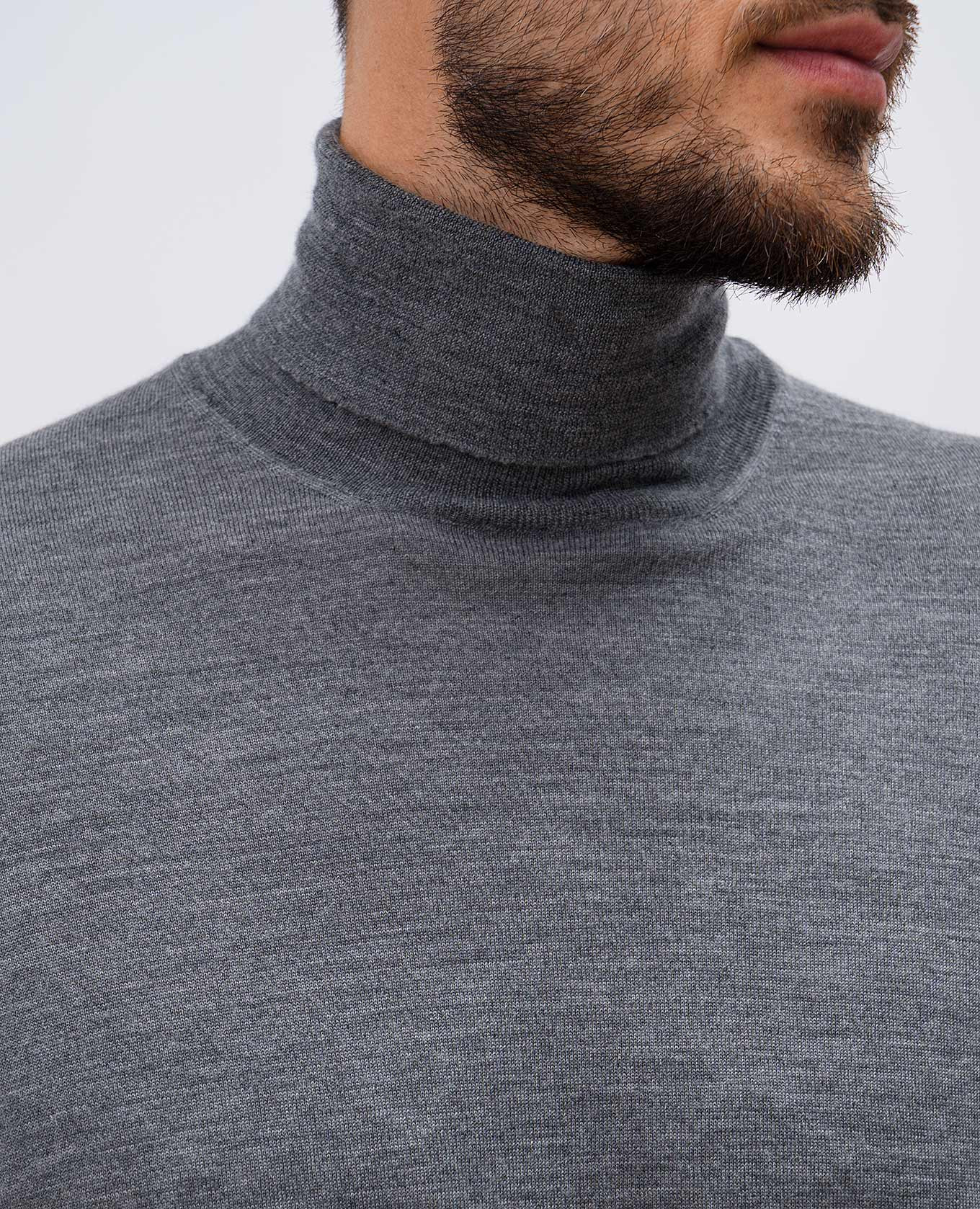 

Gray wool and cashmere golf Brunello Cucinelli, Grey