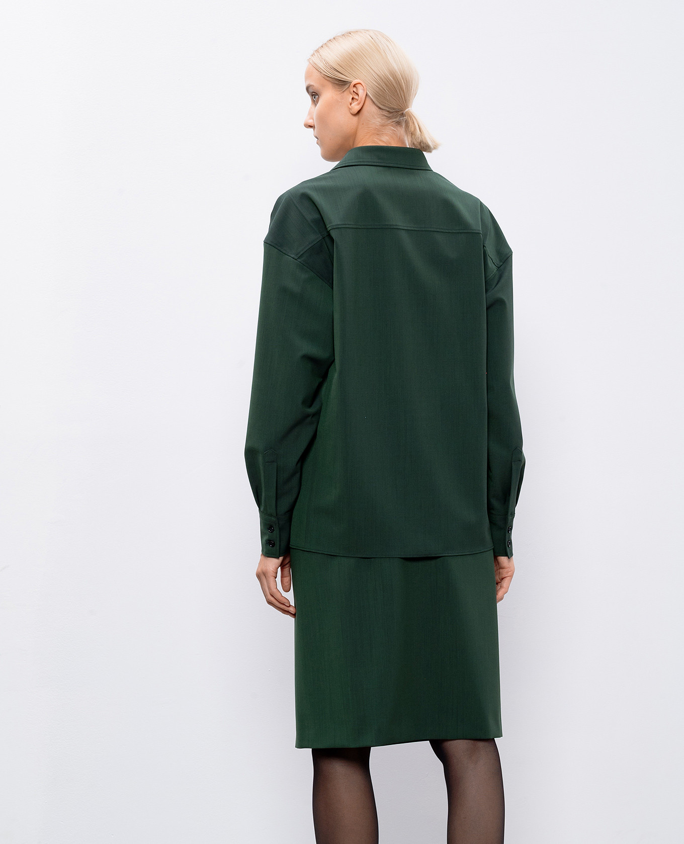 

Green blouse with wool Philosophy di Lorenzo Serafini