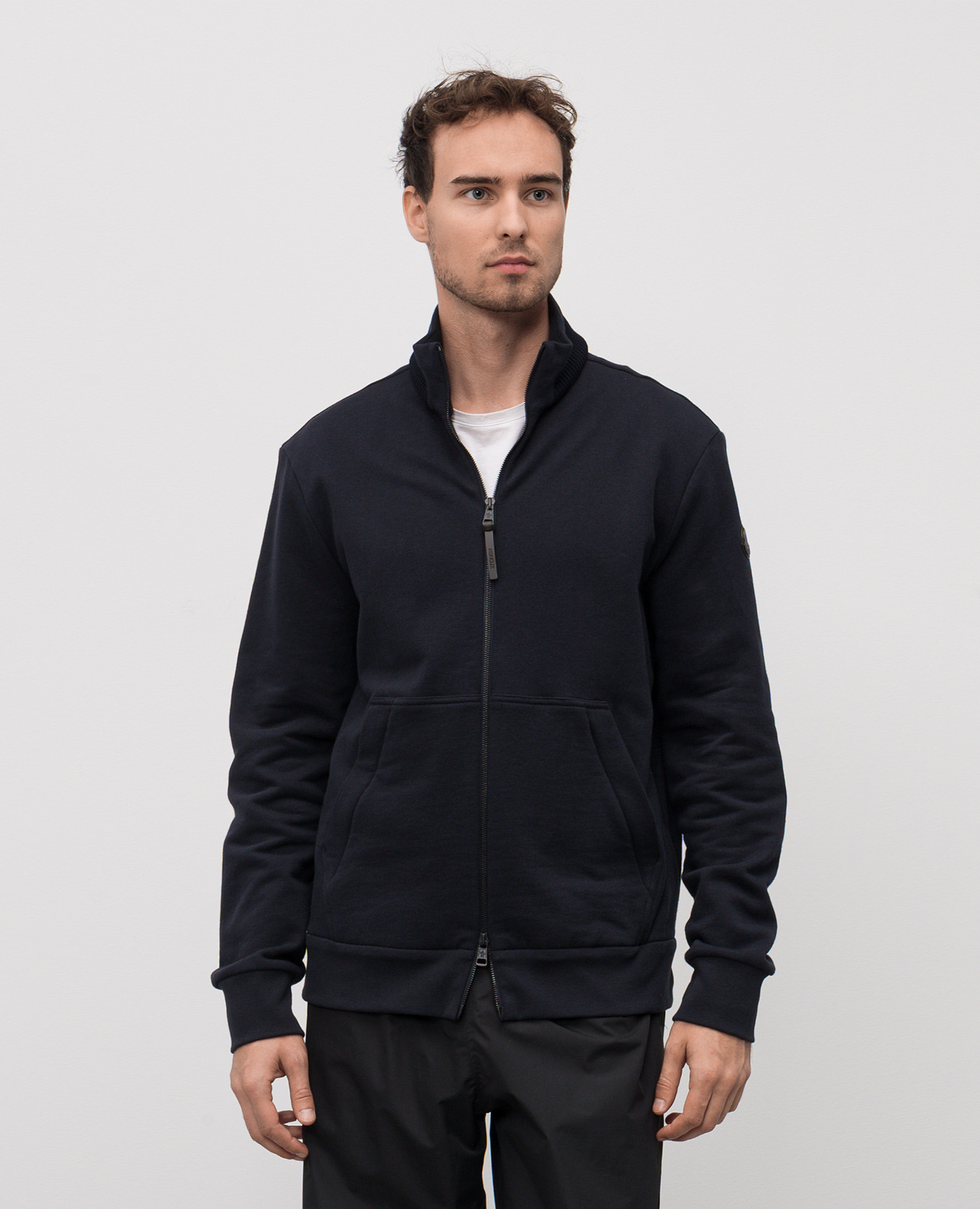 Blue cashmere sports jacket Moncler 3