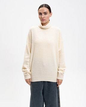 Fear of God Beige wool sweater with logo FG25FW20209WBO