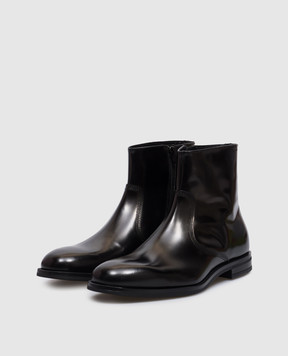 Stuart Weitzman Angel black leather boots SJ201