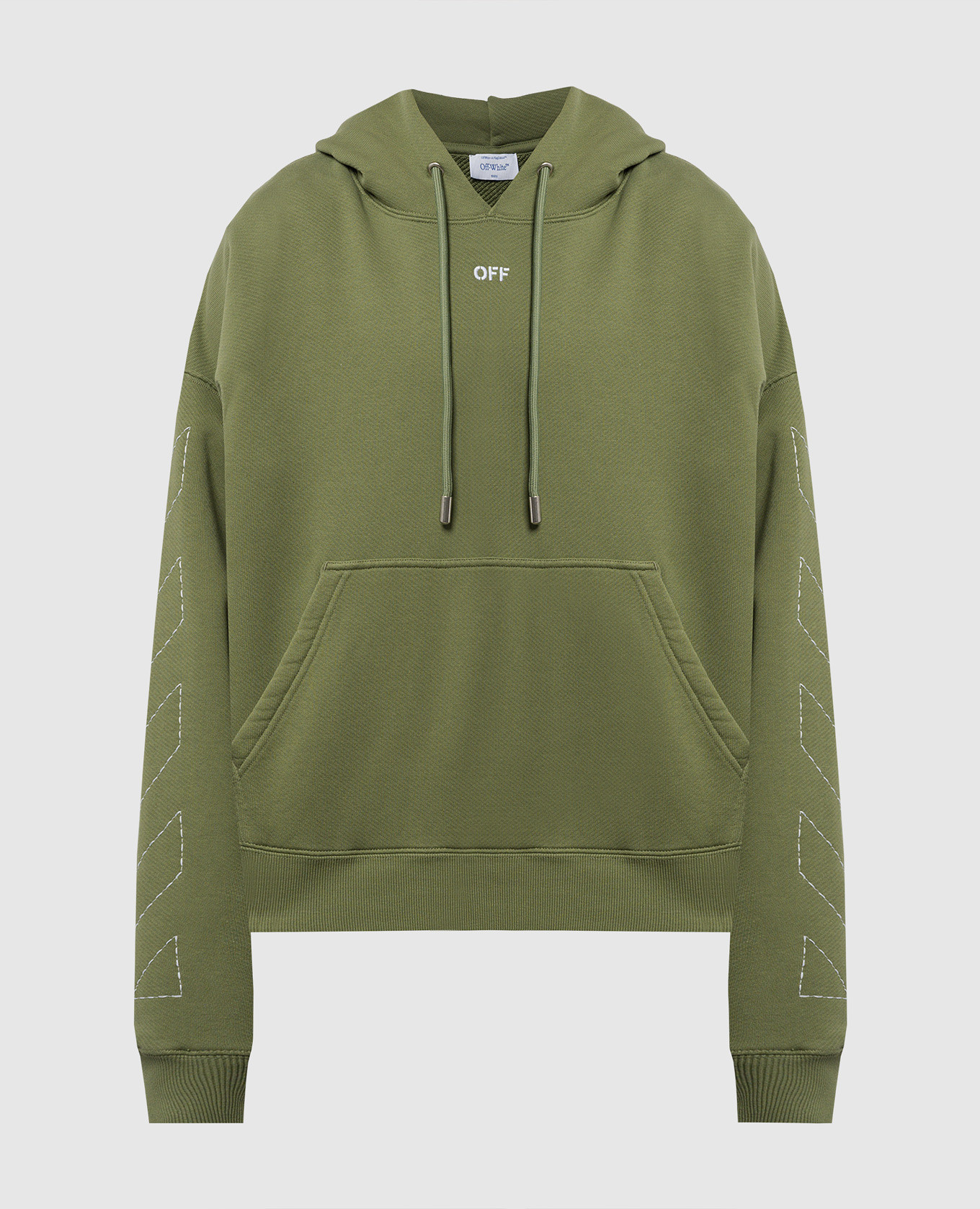 

Green hoodie with logo embroidery Off-White