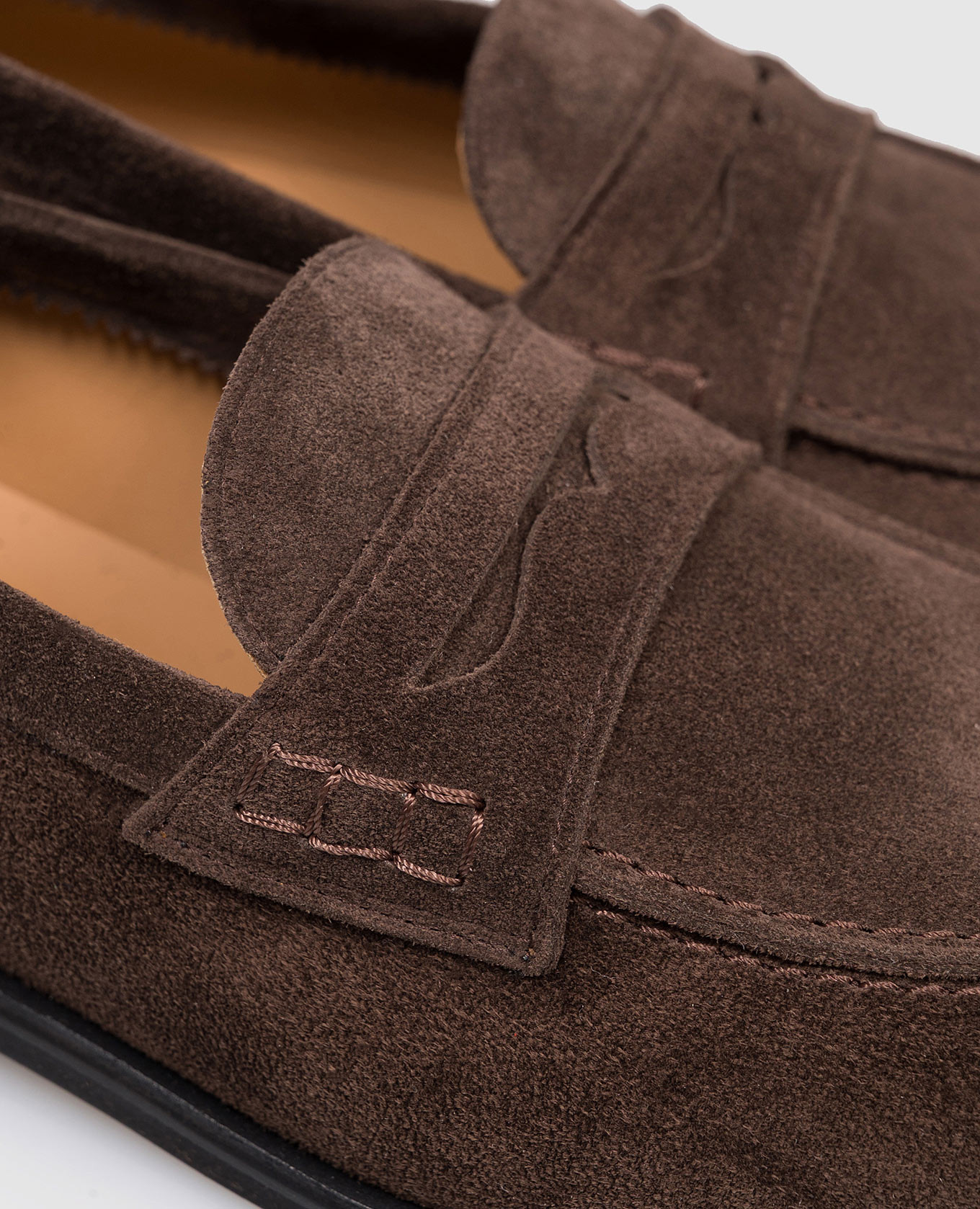 

Brown suede loafers Babe Pay Pls