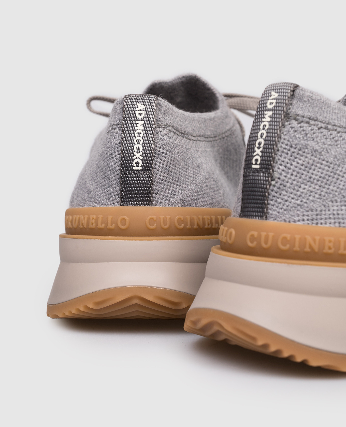 

Grey insulated wool sneakers Brunello Cucinelli