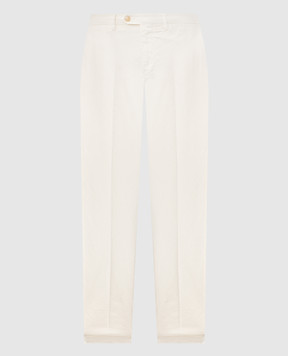 Canali Yellow linen pants PT0118793630