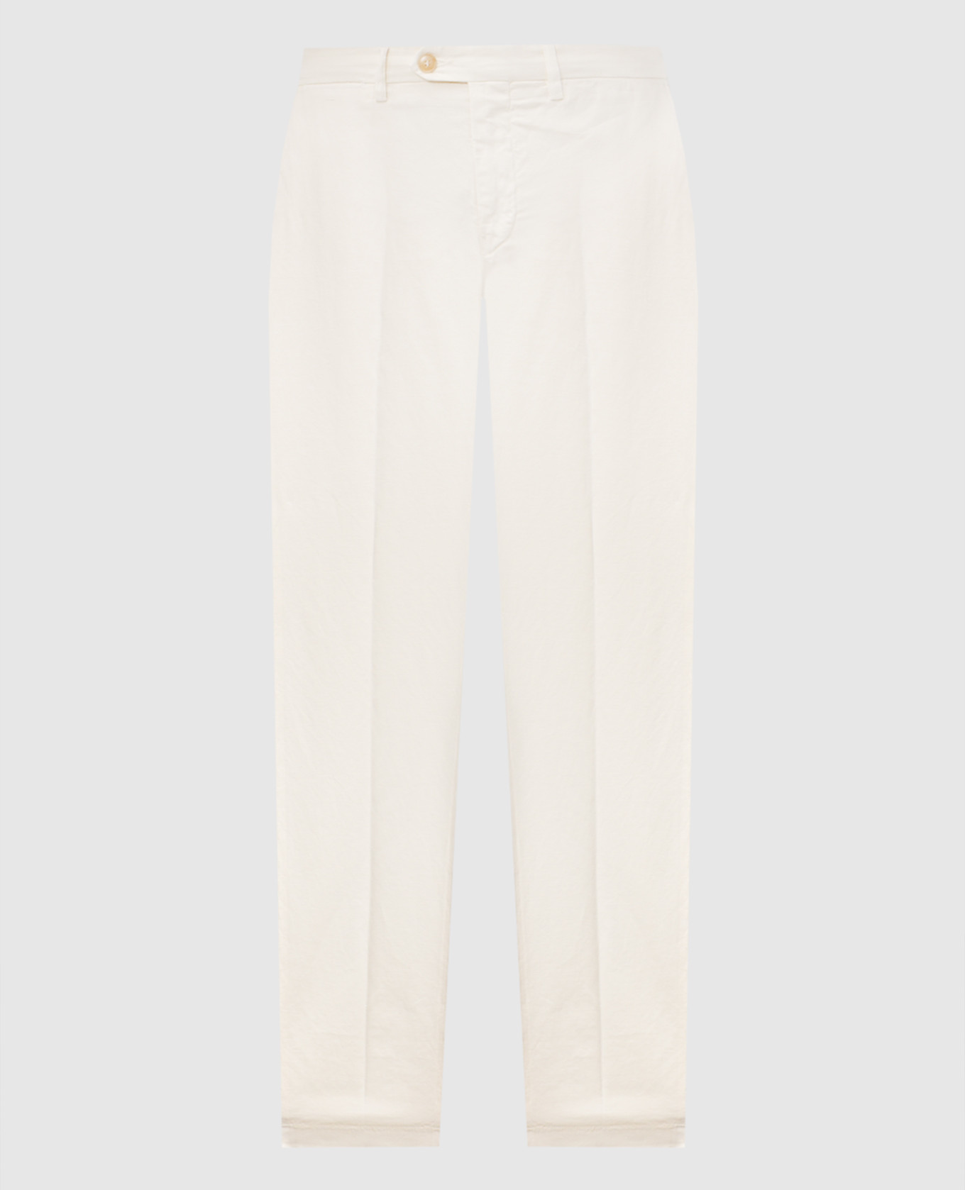 

Yellow linen pants Canali