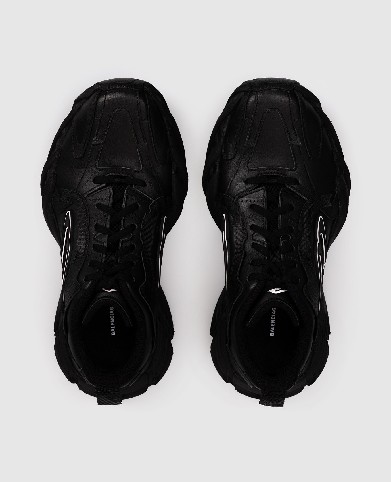 

Black leather Monday sneakers Balenciaga