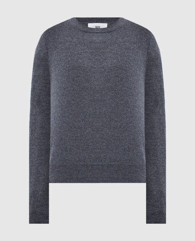 Gray wool sweater