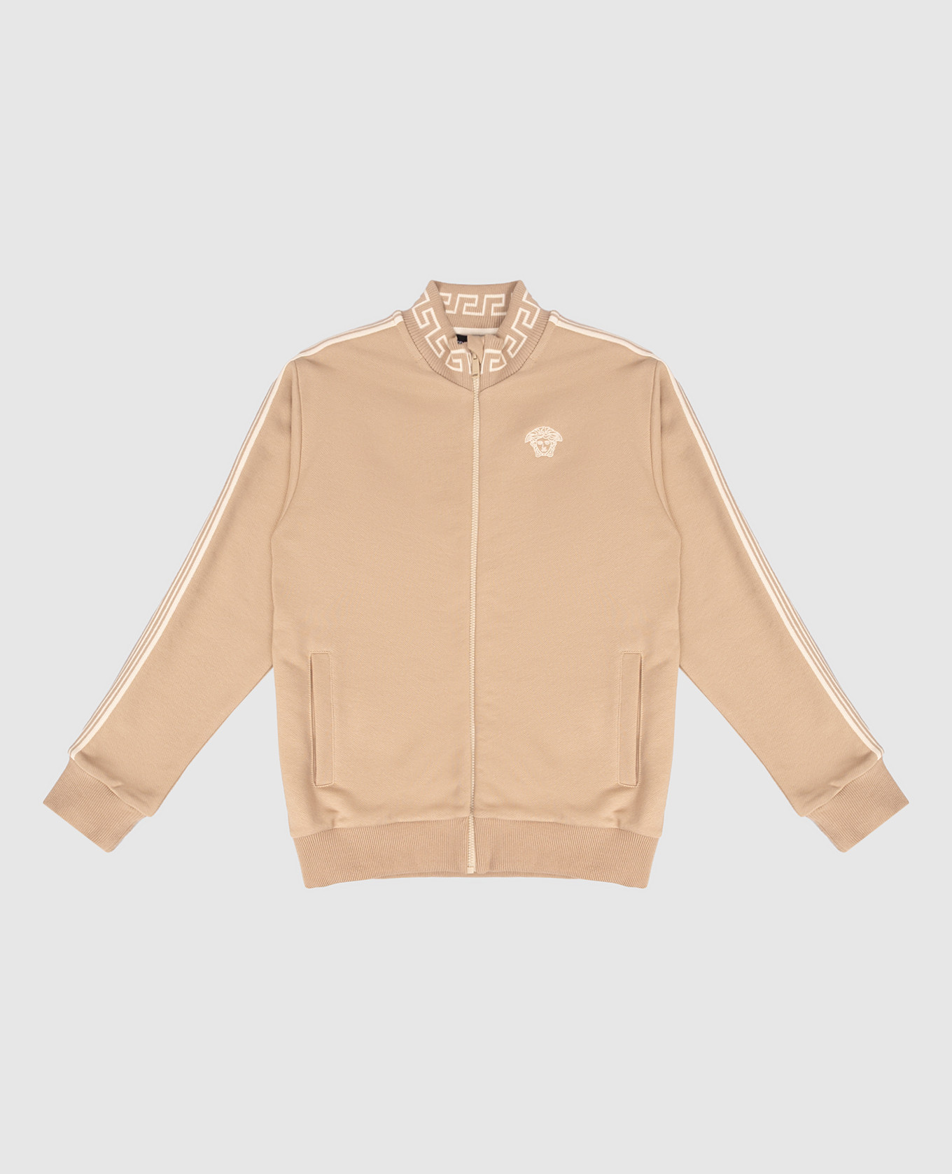

Children's beige sports jacket Greca Versace