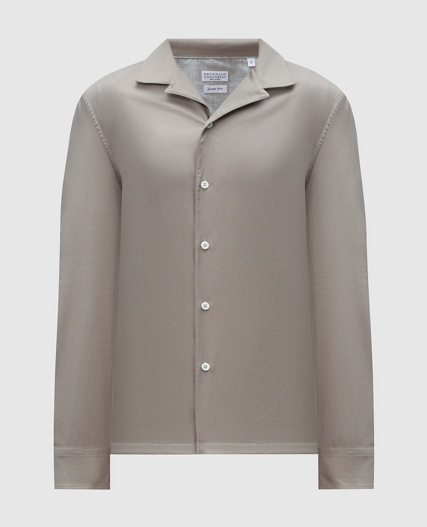 

Gray shirt Brunello Cucinelli, Grey