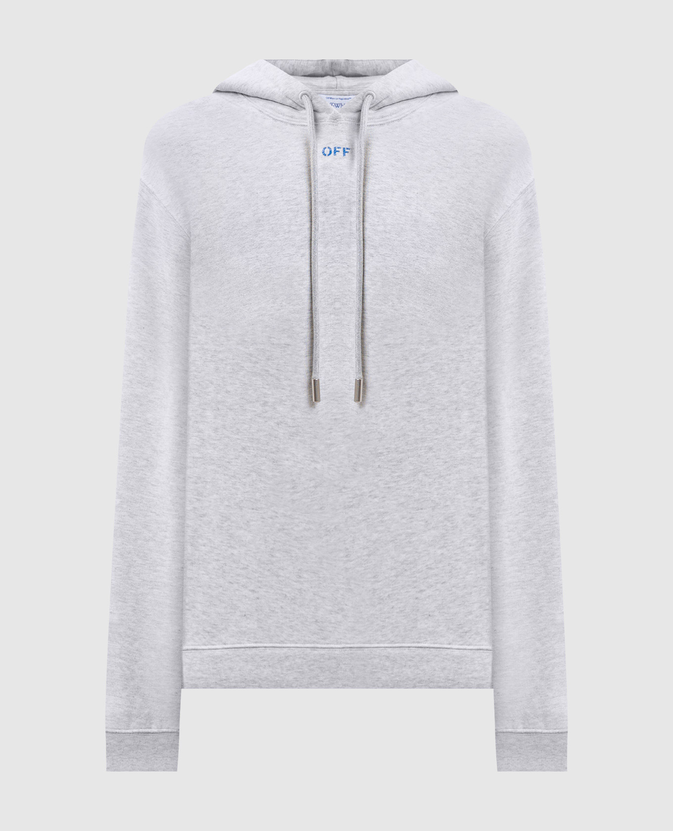 

Barber Shop grey melange hoodie Off-White
