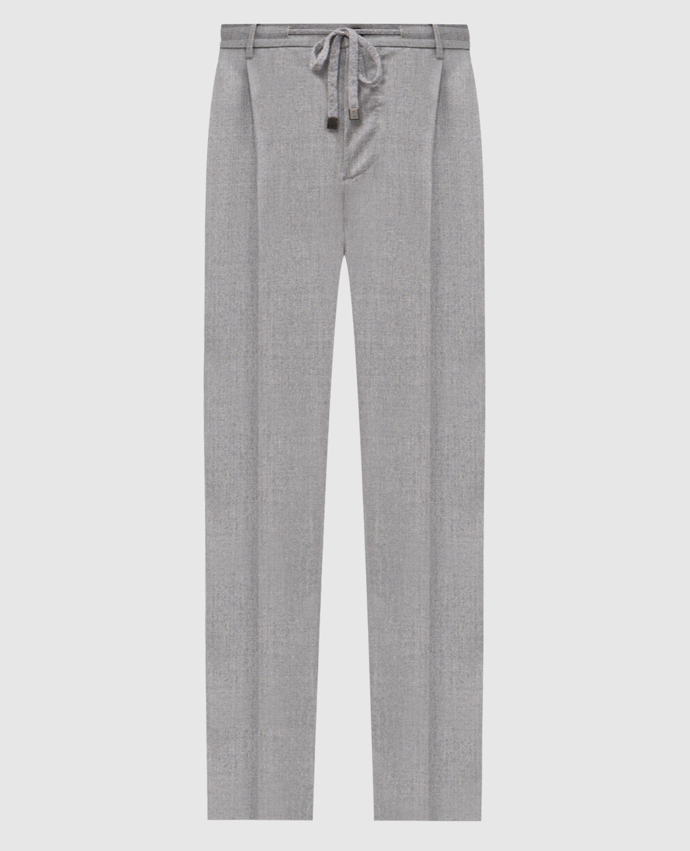 Gray wool pants Peserico
