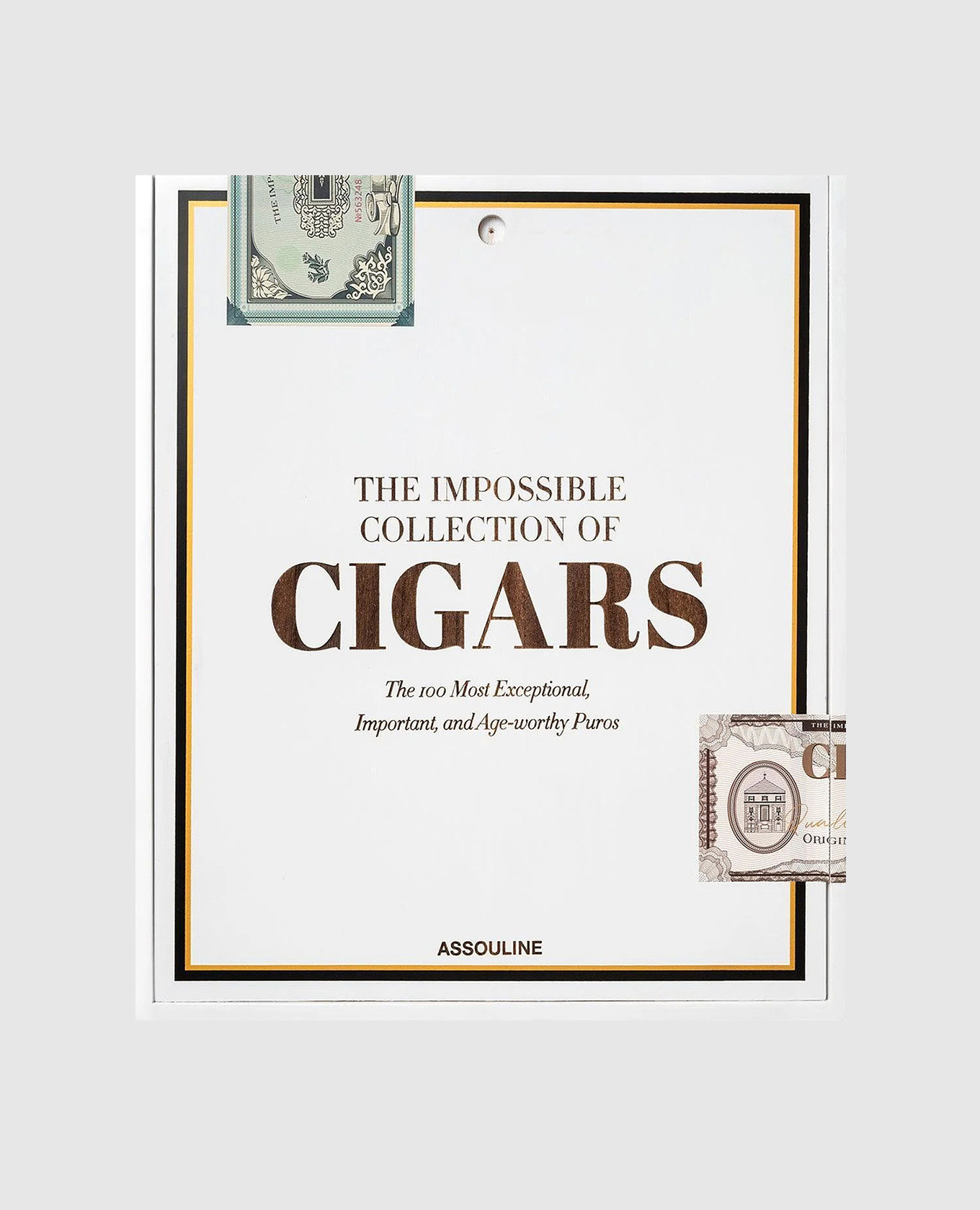 

The book THE IMPOSSIBLE COLLECTION OF CIGARS Assouline, White