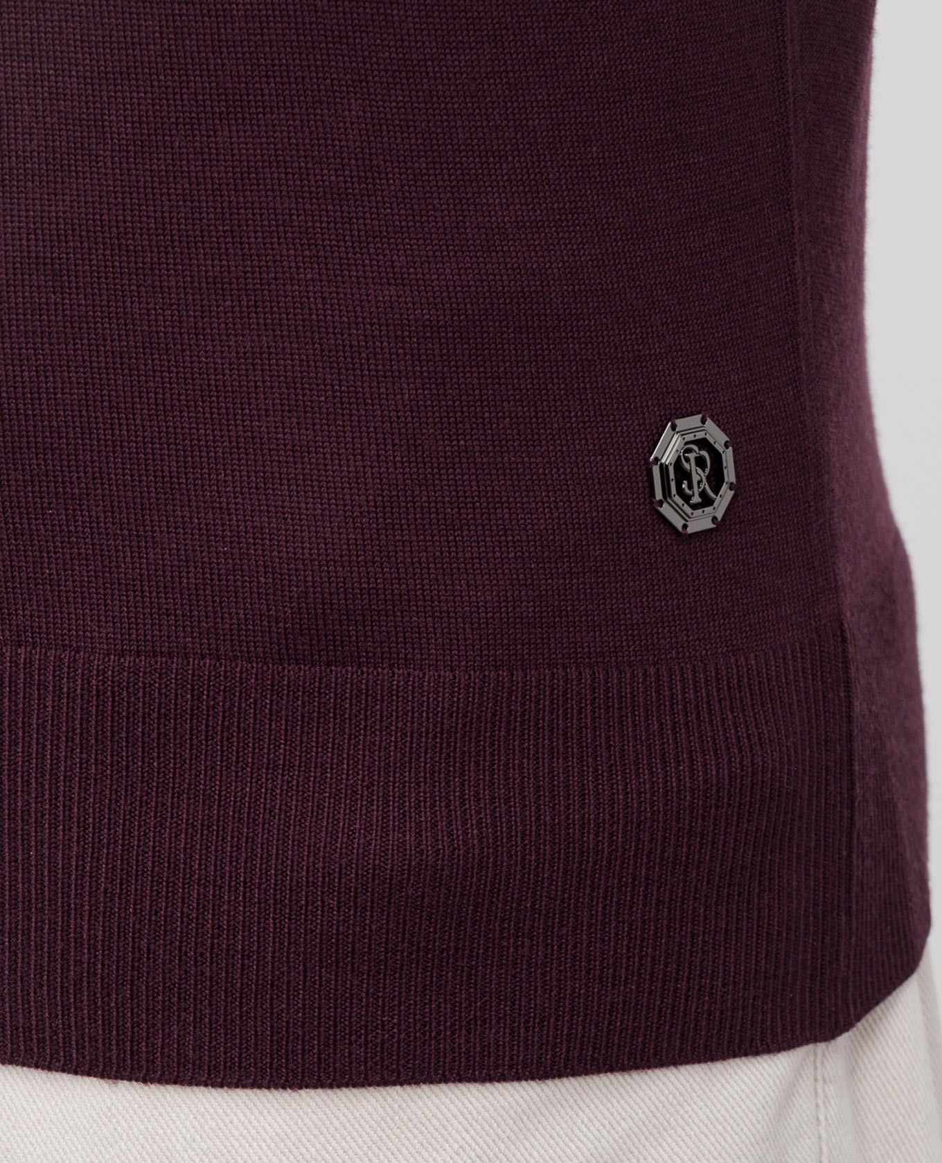 

Purple wool jumper with logo Stefano Ricci, Violet