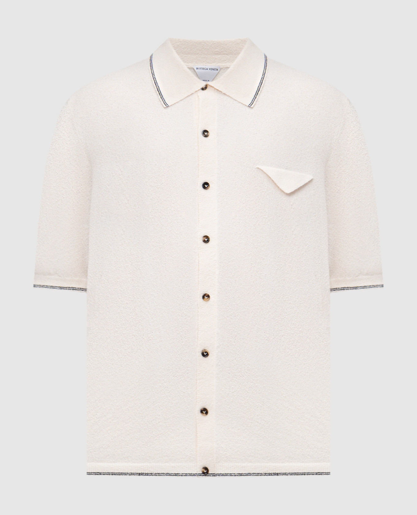 

Beige shirt with short sleeves Bottega Veneta