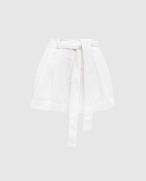 Christy Lynn Lola white shorts with hemp CLP26N16