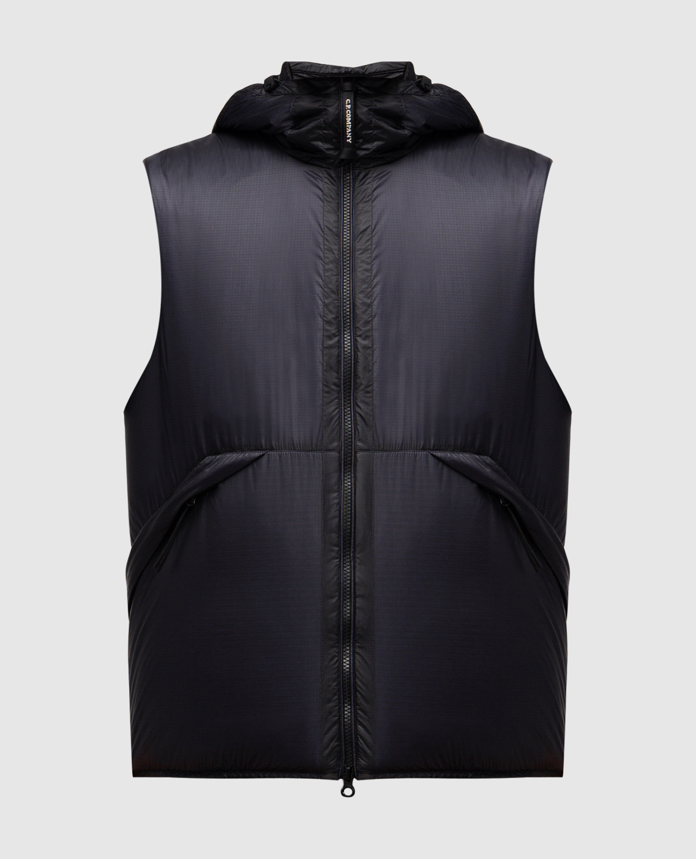 Blue Nada Shell Vest with Glasses C.P. Company