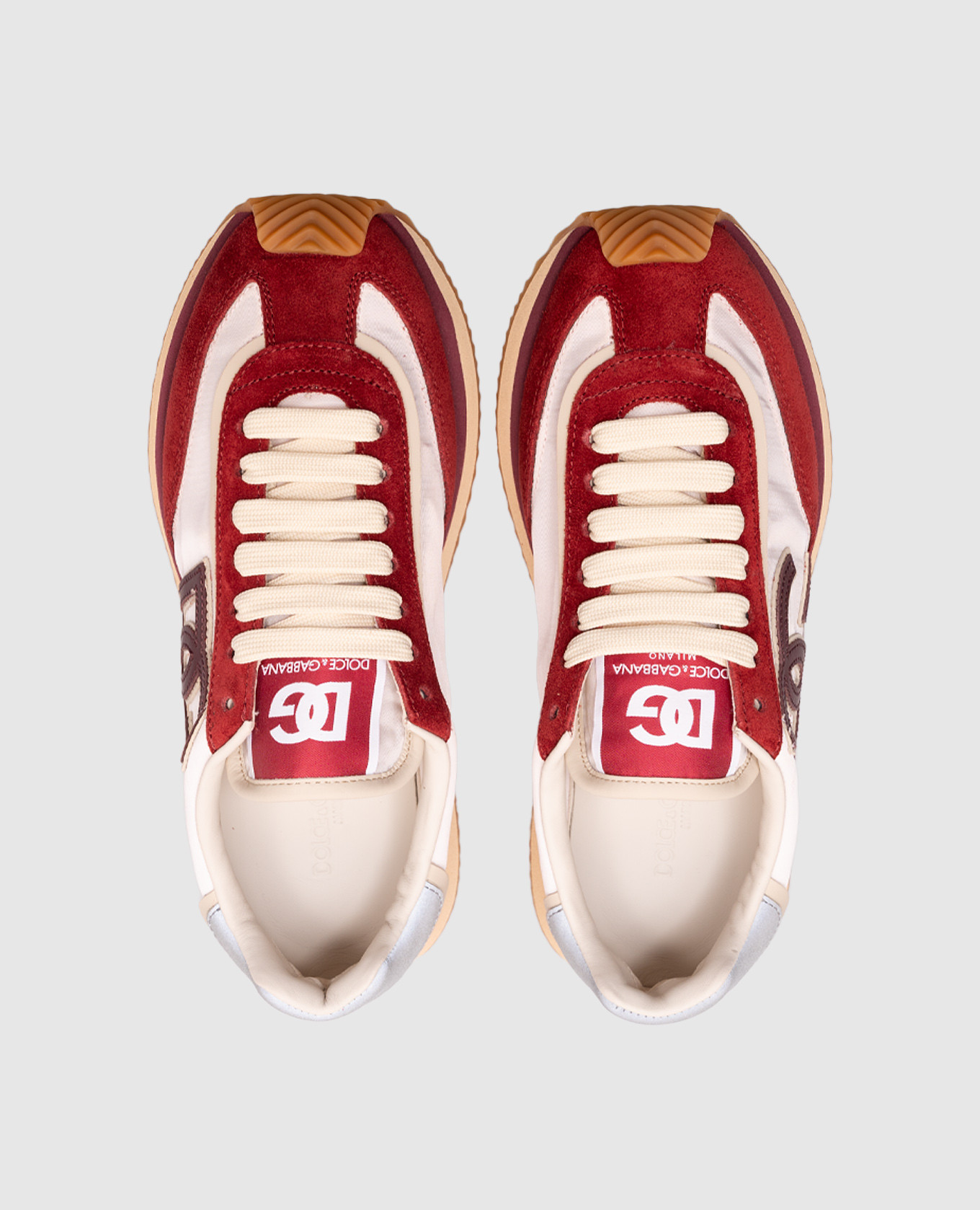 

Burgundy DG CUSHION combo sneakers Dolce&Gabbana