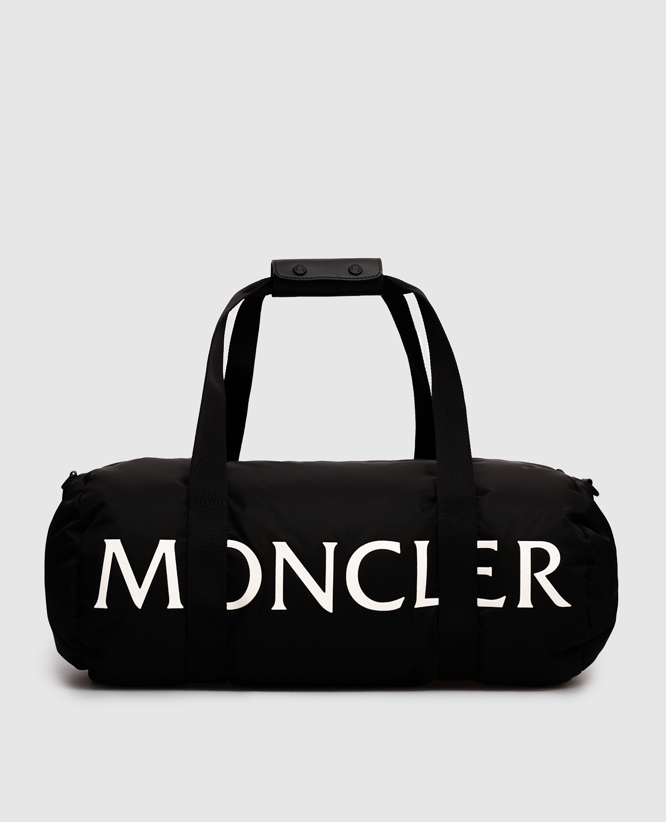 

Black Duddle Gym bag with logo Moncler