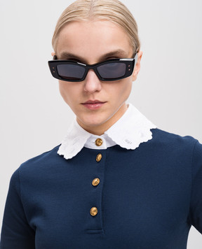 Valentino Black V-quattro sunglasses VLS109A52