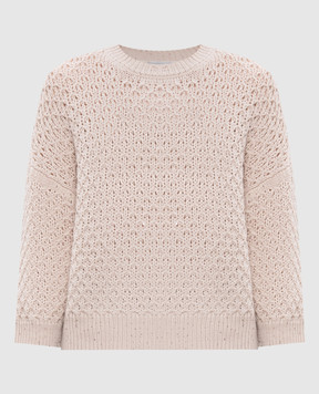 Peserico Beige wool sweater A99314F0509285