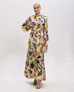 byTimo Floral print maxi shirt dress 2510678