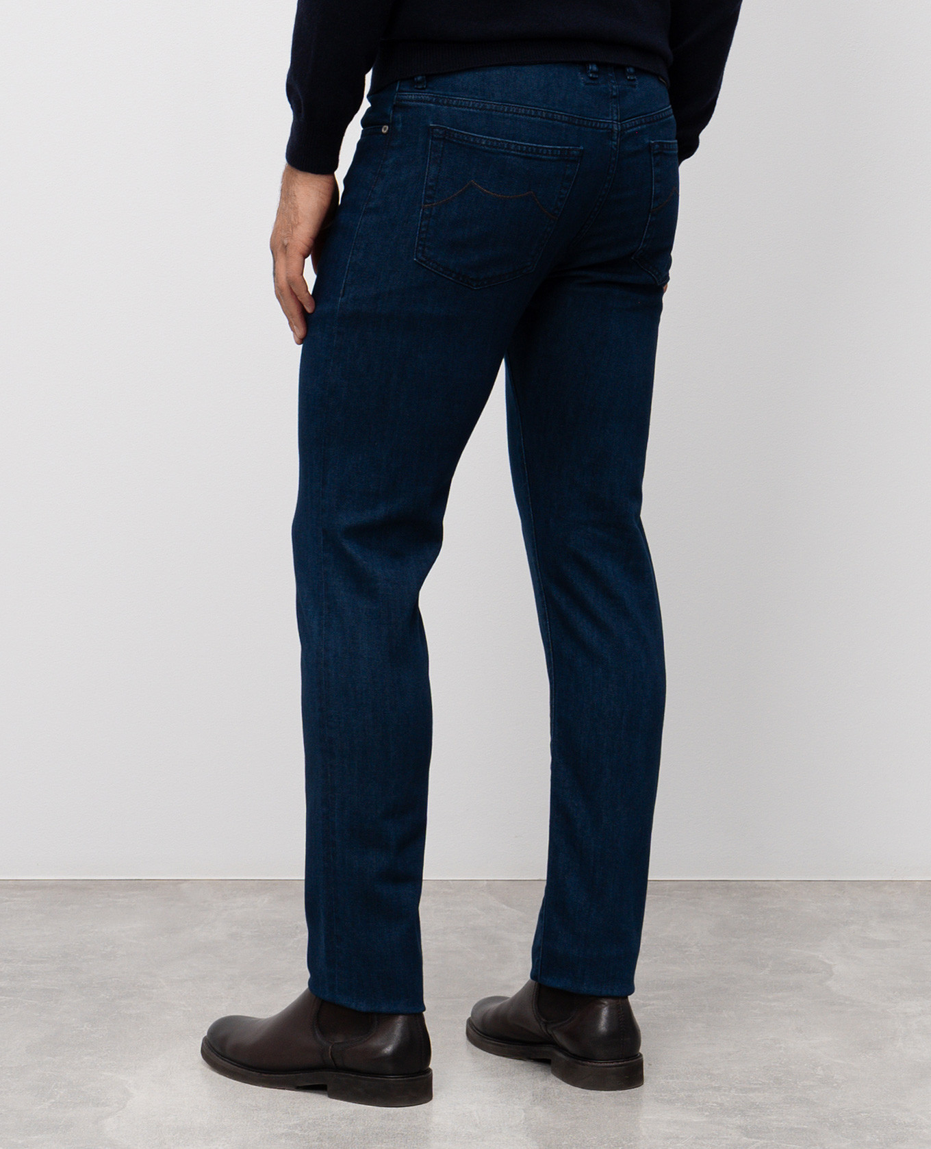 

PAVEL blue jeans with logo patch MooRER