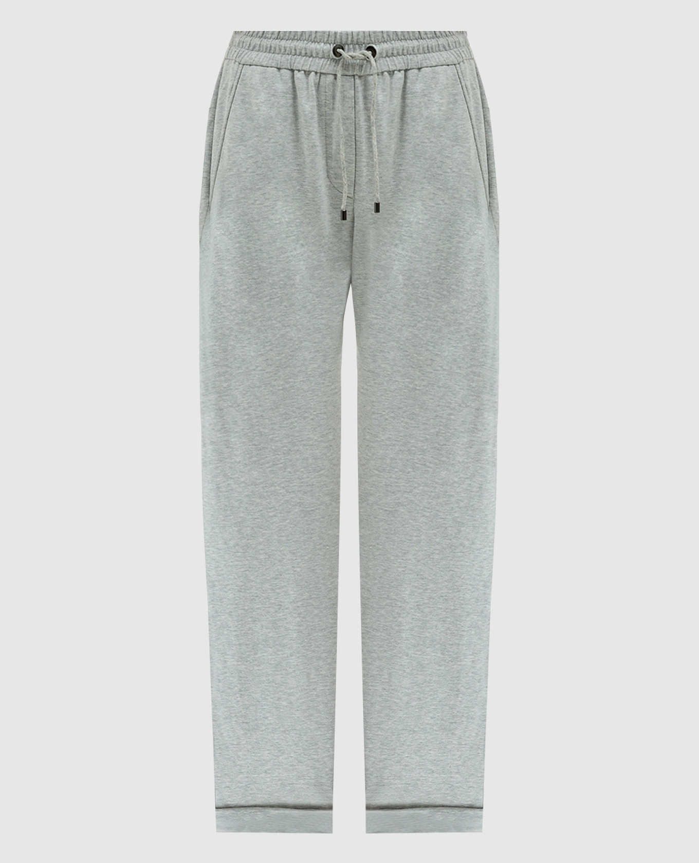 

Gray sweatpants with monil chain Brunello Cucinelli, Grey