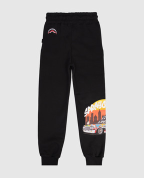 Sprayground Vandals Squad Kids' Insulated Black Joggers SPY1348G
