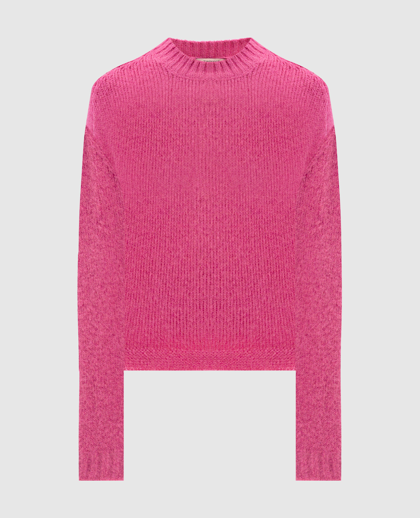 Pink alpaca wool sweater Twinset