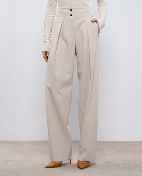 Max Mara Weekend Beige pants with wool DINGEY