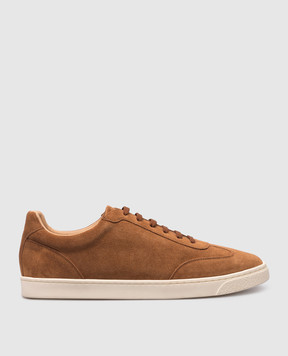 スニーカー BRUNELLO CUCINELLI Men Sneakers Brown MZUSILN311 C2692 Suede sneakers for Man in Brown | Brunello Cucinelli