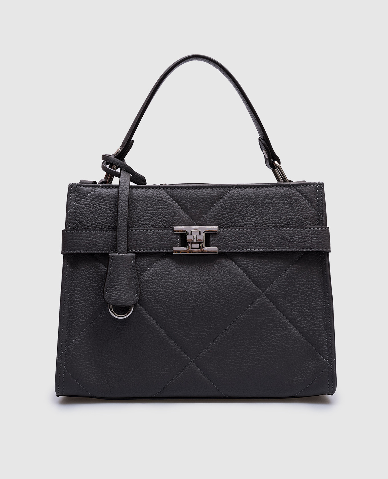 

Giselle gray quilted leather bag Gianni Notaro, Серый