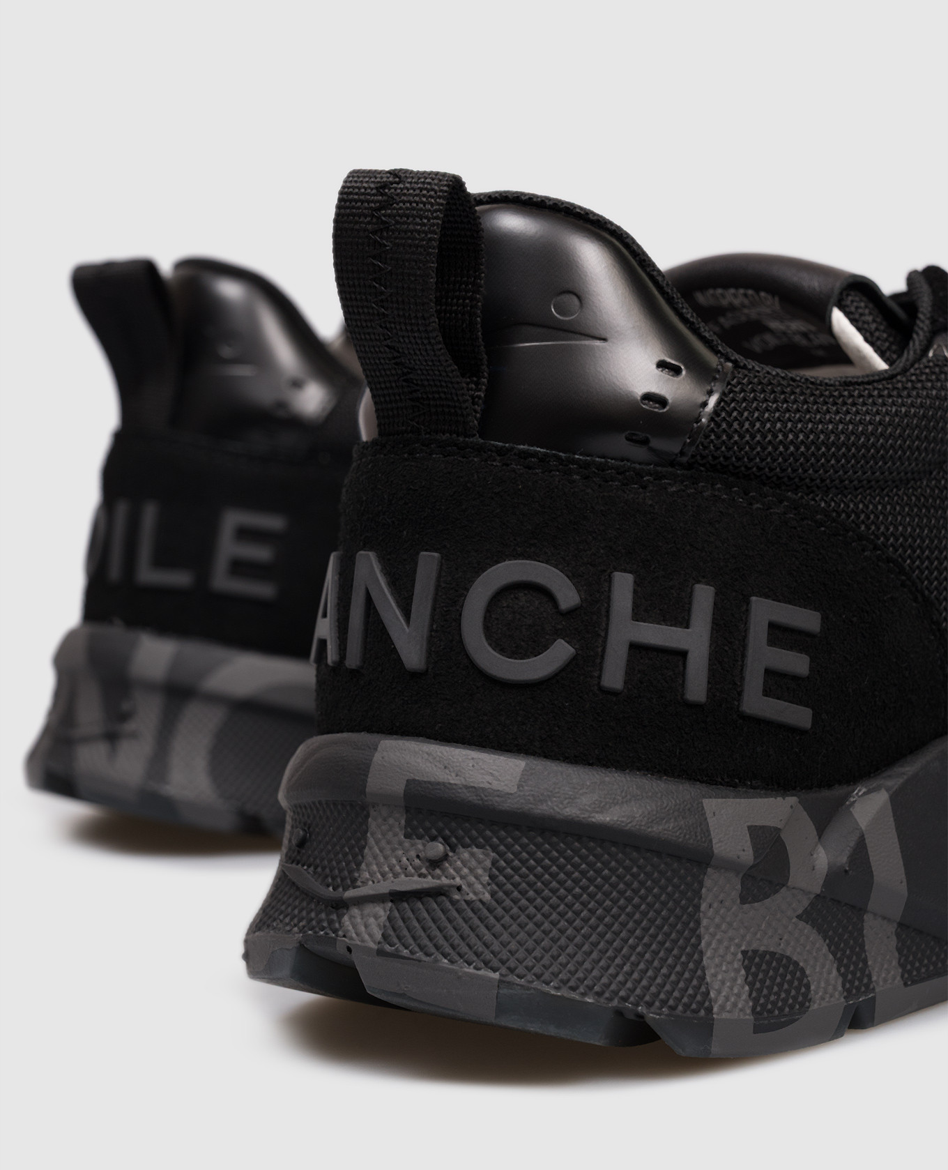 

Black combination sneakers CLUB01 Voile Blanche