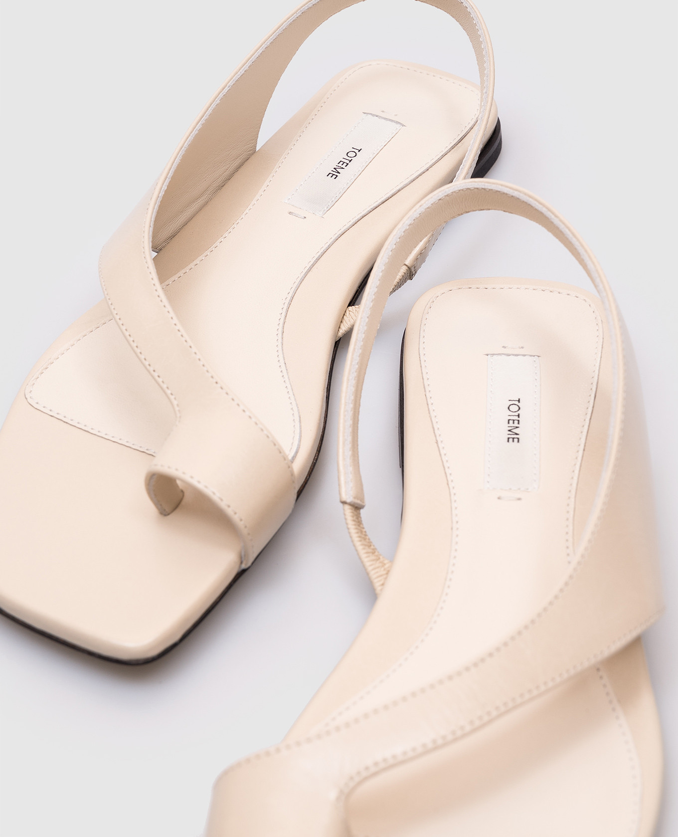 

Beige leather sandals Toteme