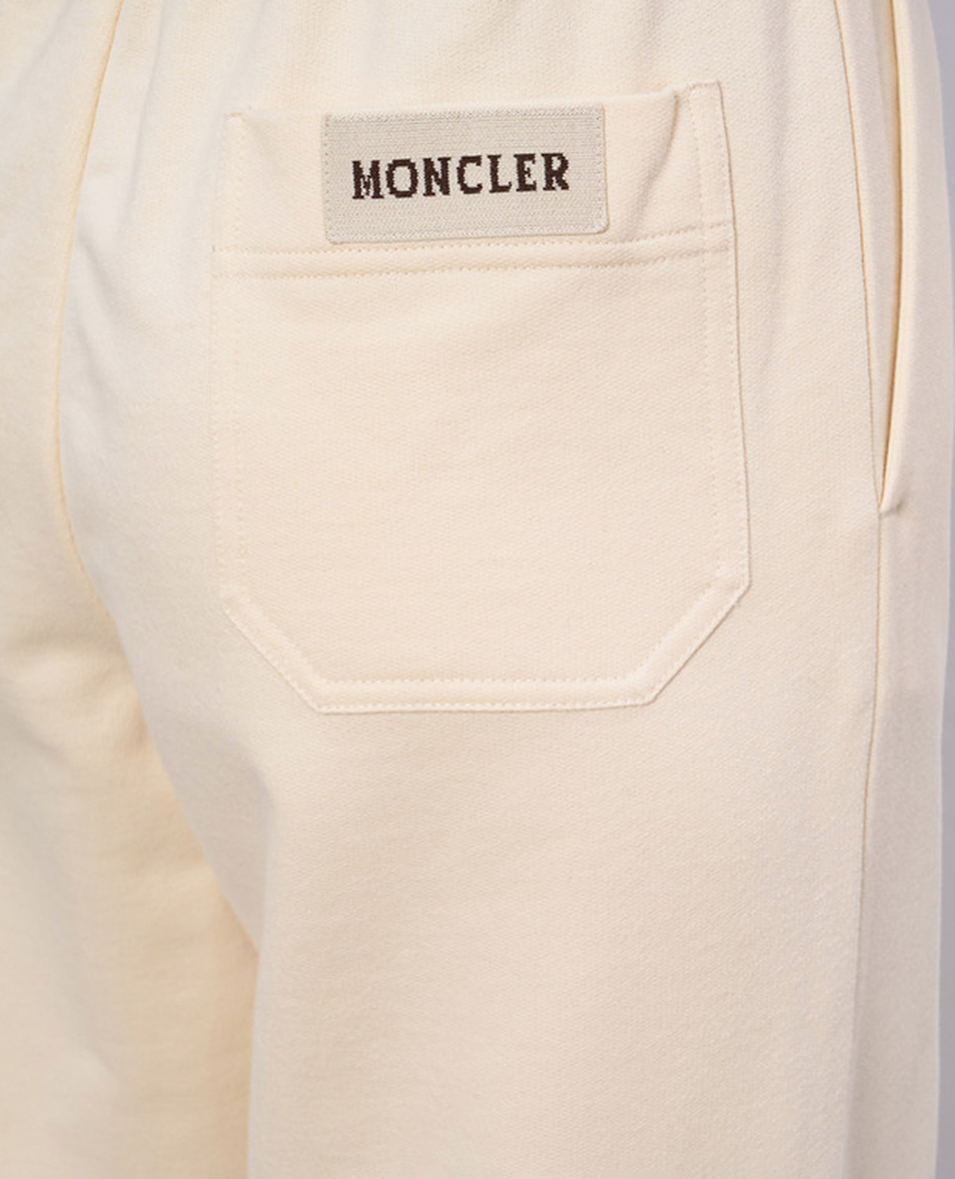 

Beige sweatpants with logo Moncler