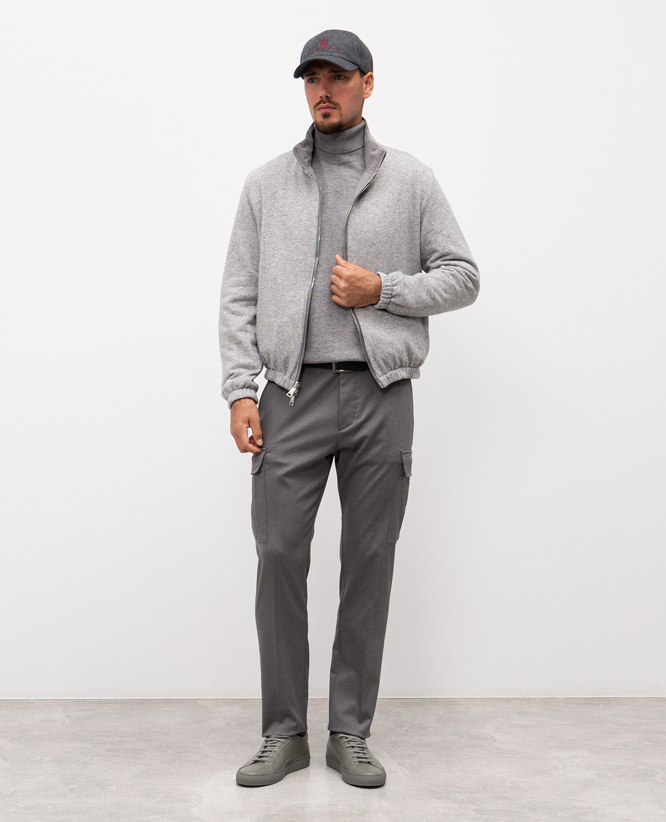 Gray cargo with wool Cashmere&Whiskey 2