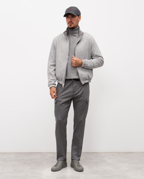 Cashmere&Whiskey Gray cargo with wool 02583R0498