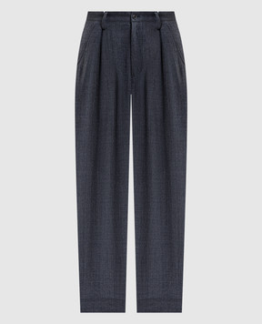 Y`S Yamamoto Gray wool pants YMP09129