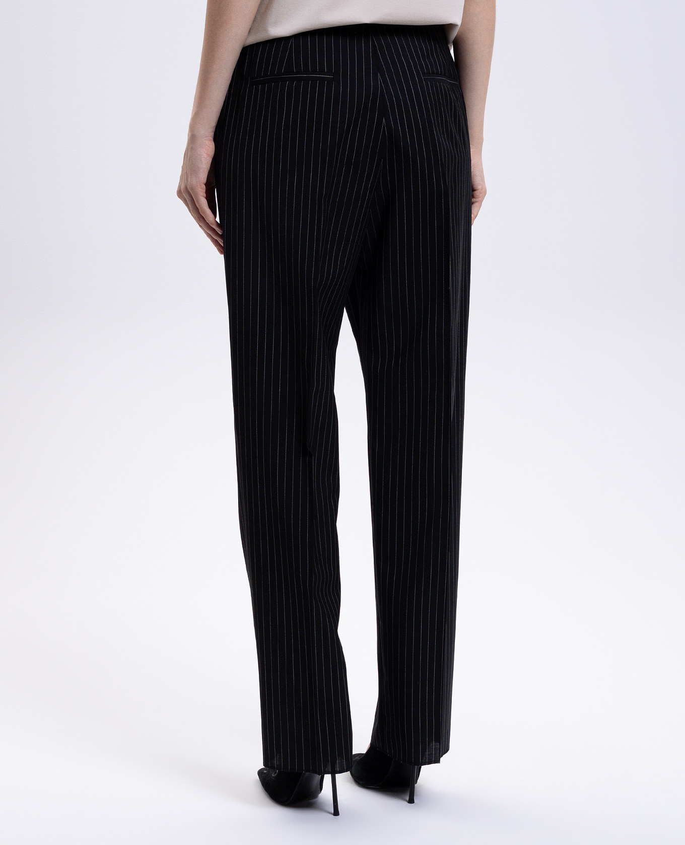 

Black SESAMO wool pants Max Mara