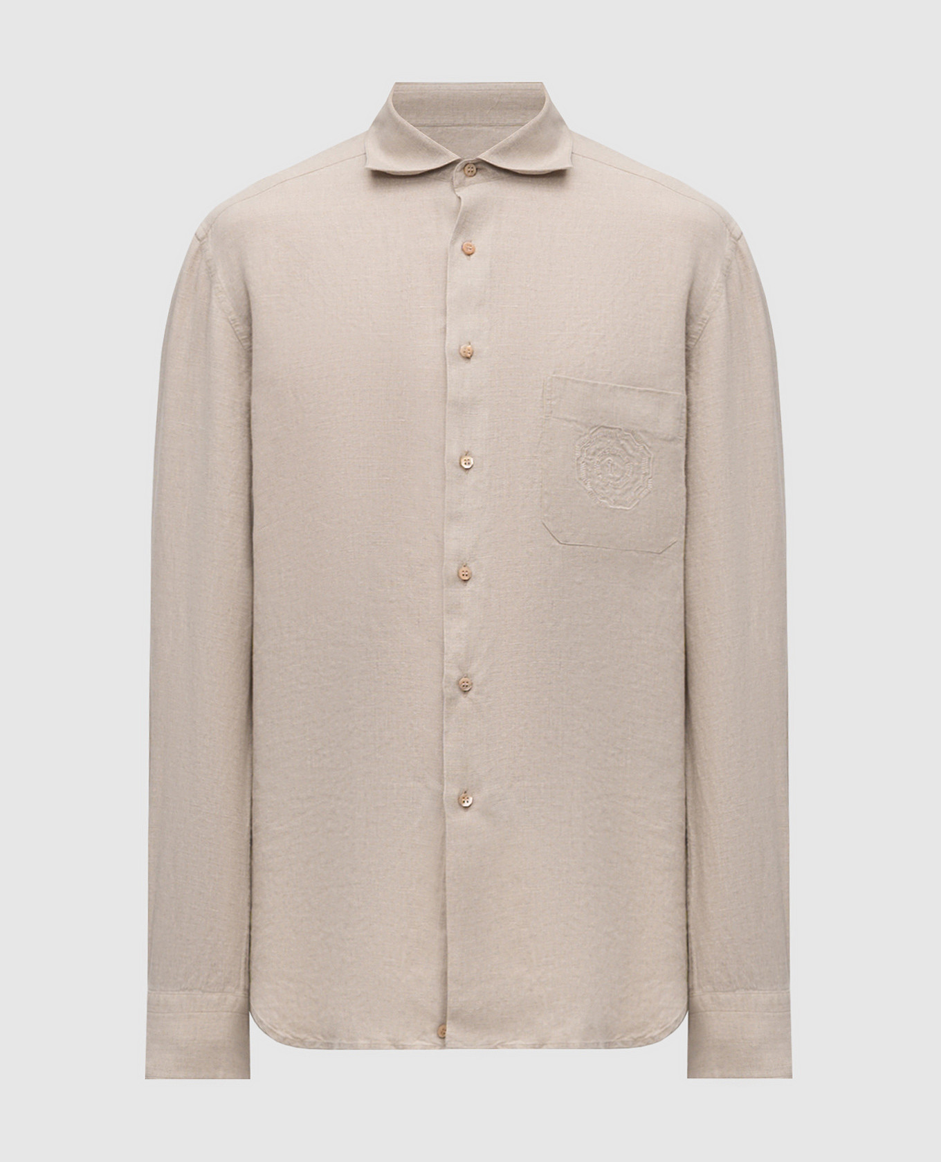 

Beige linen shirt Stefano Ricci