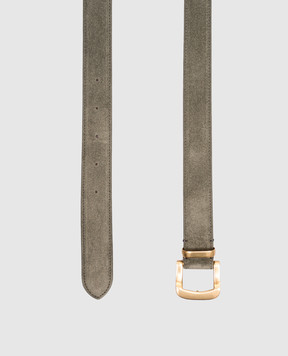 Agnona Green suede belt L608U1L8250