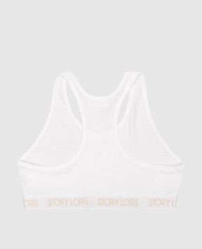 Story Loris Children's white top with logo 253796