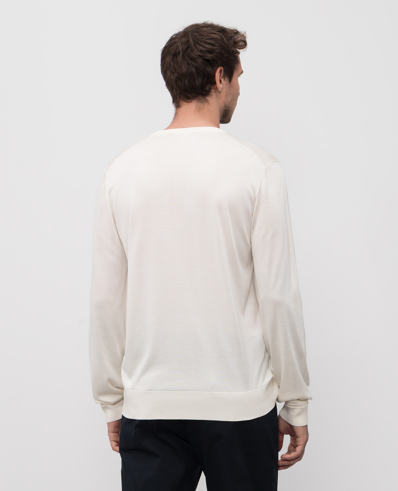 

Beige silk jumper with DG logo monogram embroidery Dolce&Gabbana