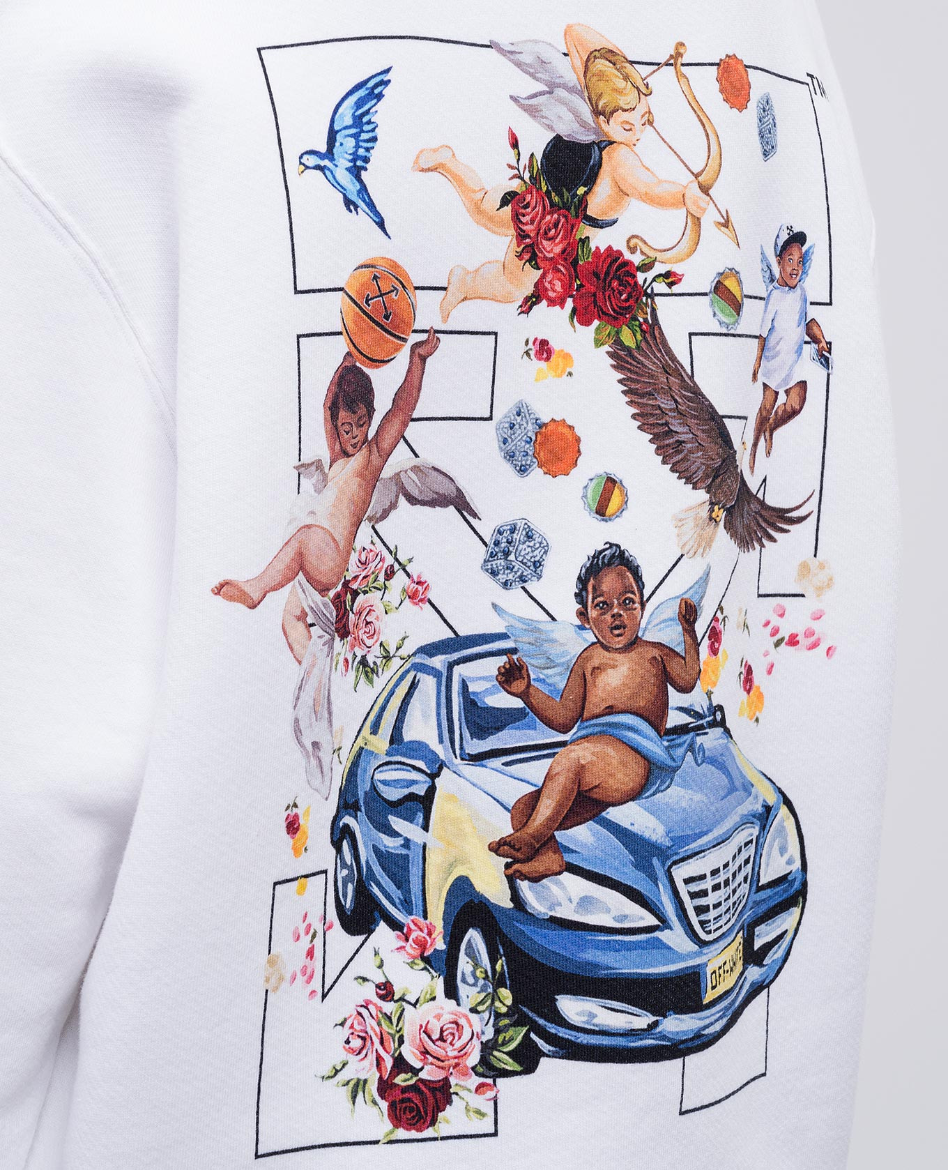 

White sweatshirt with print Off-White